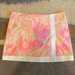 Lilly Pulitzer Flower Print Skort